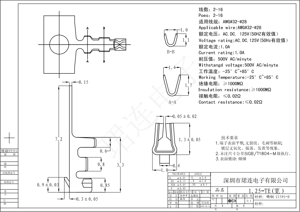 間距1.25-MX 間距1.25-MX